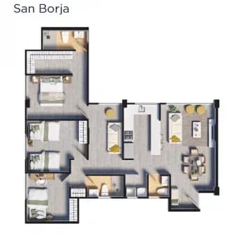 Venta de Departamento en construcción en San Borja – foto 4