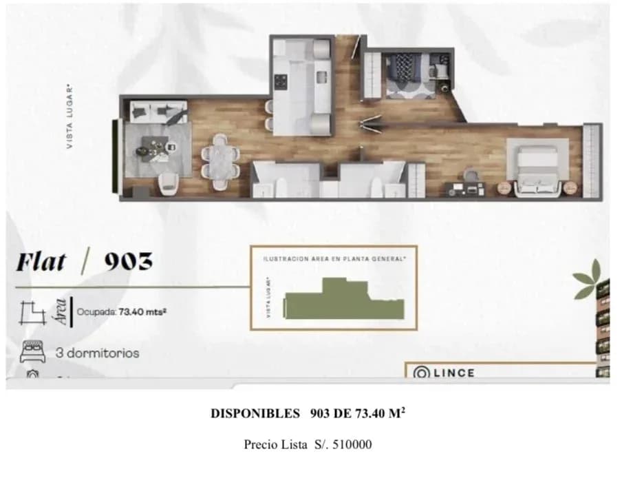 VENTA DEPARTAMENTO ESTRENO, 2 DORM, JR LEON VELARDE, LINCE â foto 6