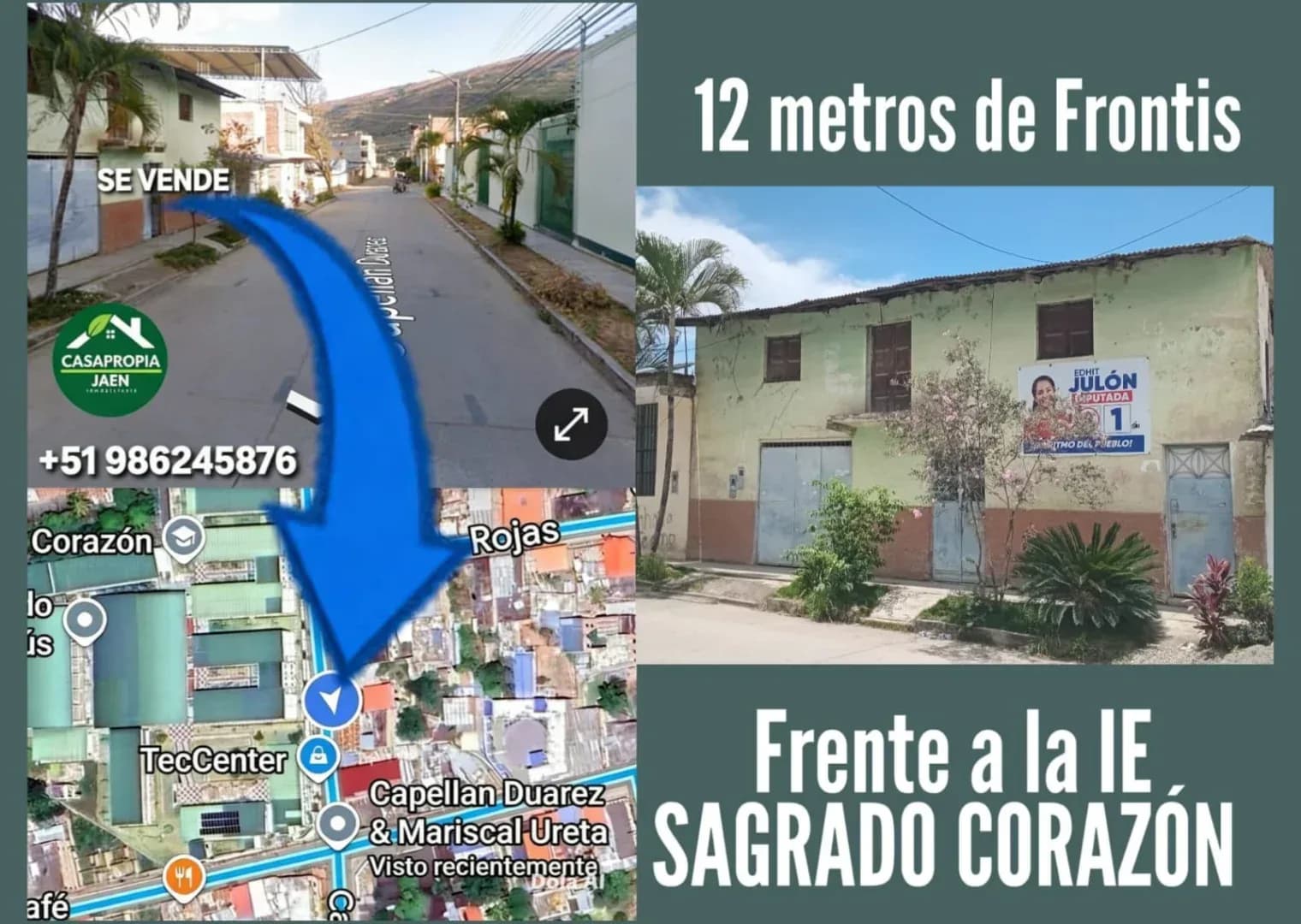 Se Vende Terreno Urbano en Jaén, Cajamarca Perú
