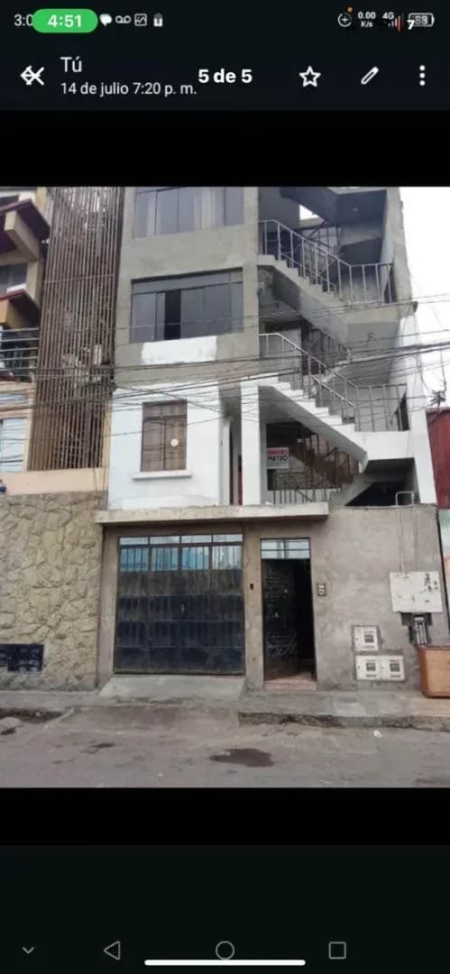 DEPARTAMENTO EN PRIMER PISO DOBLE ENTRADA CON COCHERA 110 M FRENTE AL PARQUE