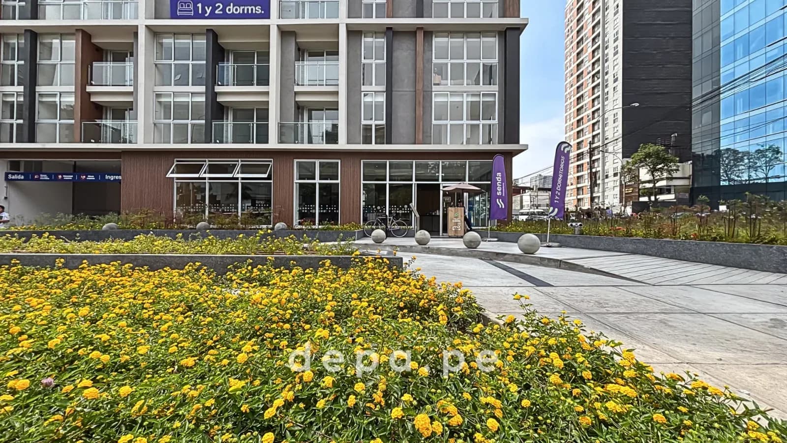DEPA EN ALQUILER 1 DORM. VISTA EXTERIOR | CENTRO FINANCIERO – foto 3
