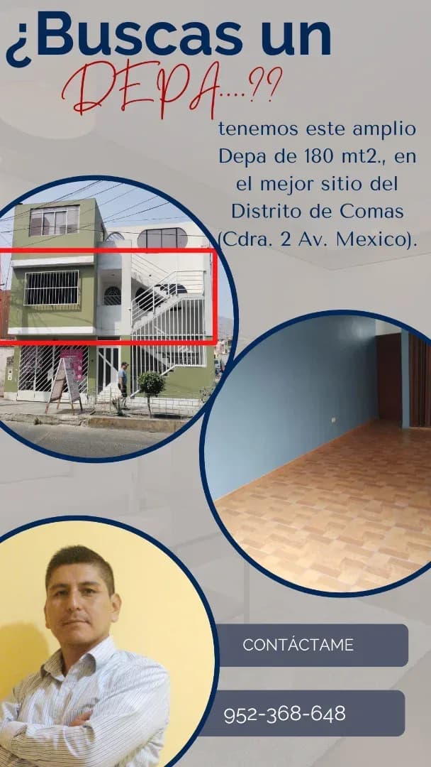 AMPLIO DEPARTAMENTO DE 180 MT2