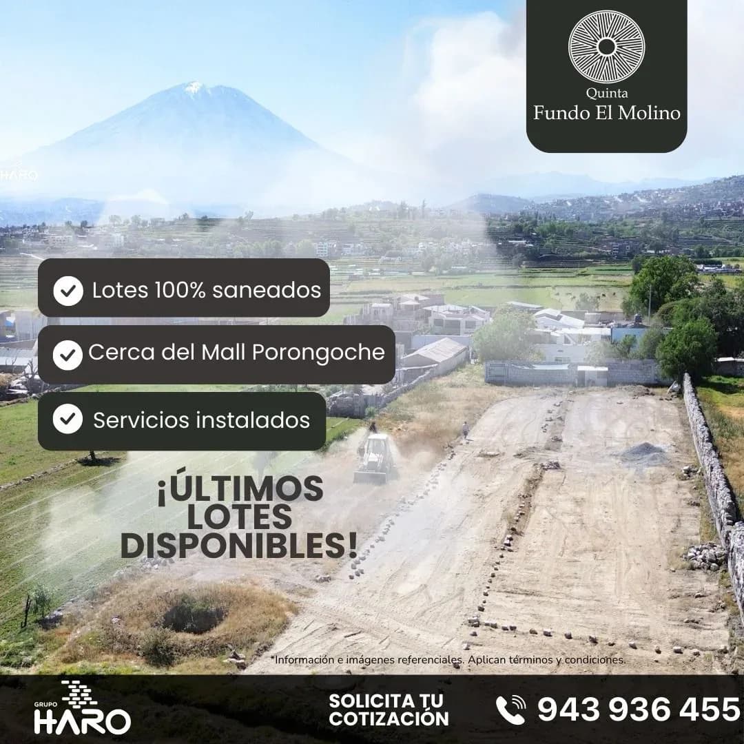 QUINTA FUNDO EL MOLINO EN JOSÉ LUIS BUSTAMANTE Y RIVERO - AREQUIPA