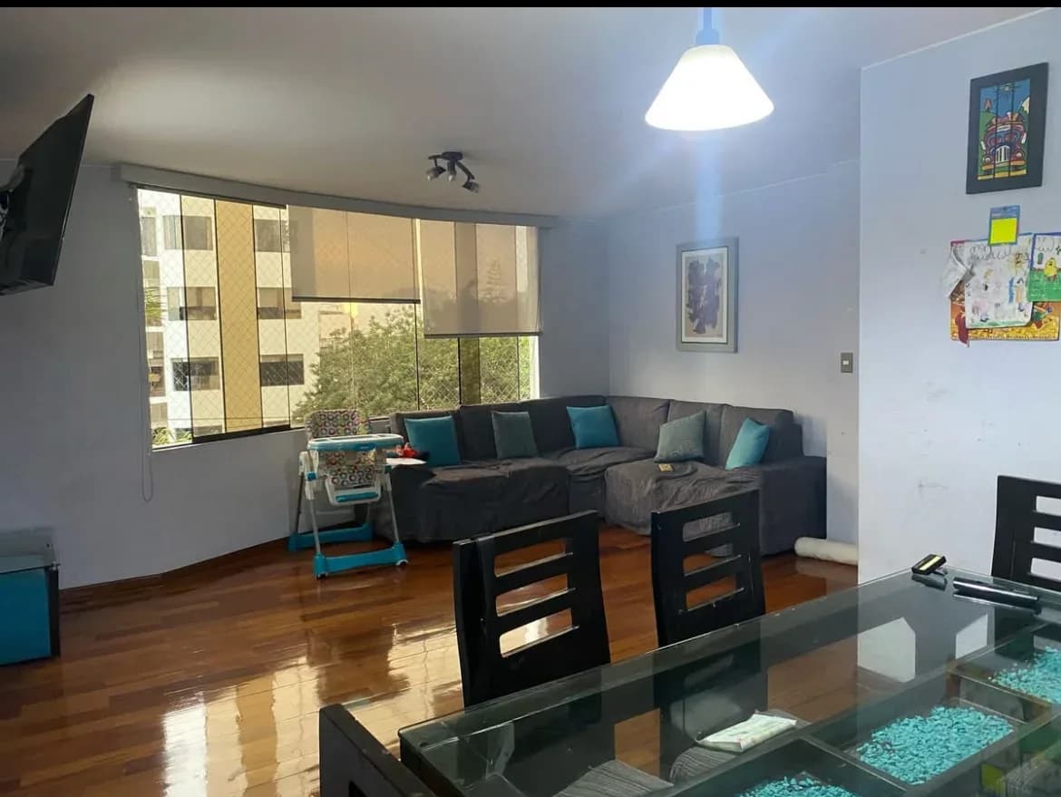 Departamento 90m2 san Borja, avenida de las artes sur, 03 habitaciones, 03 baños + 01 estacionamiento