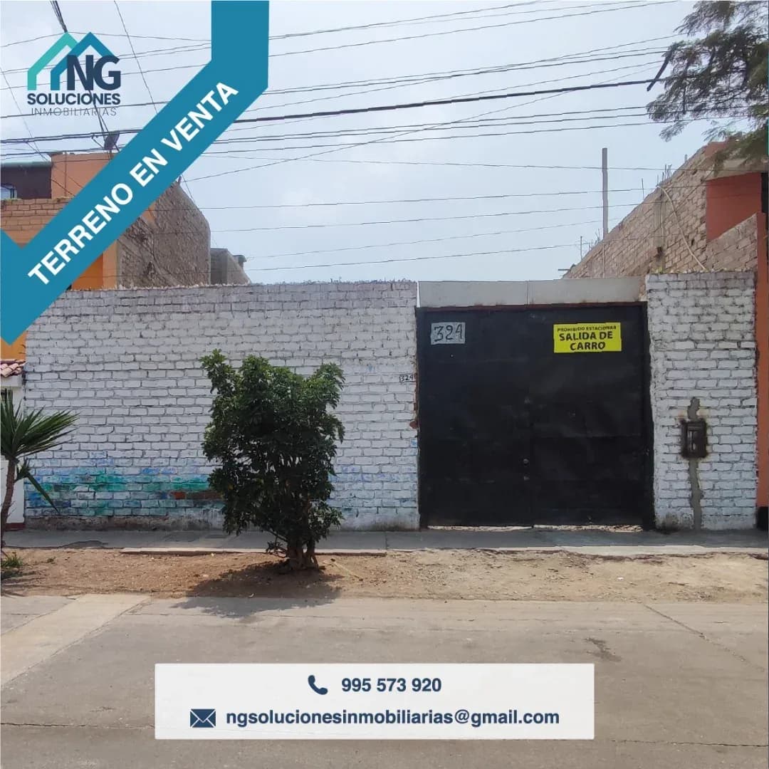 TERRENO EN VENTA 201 M2 URB. SAN LUIS GONZAGA – BREÑA