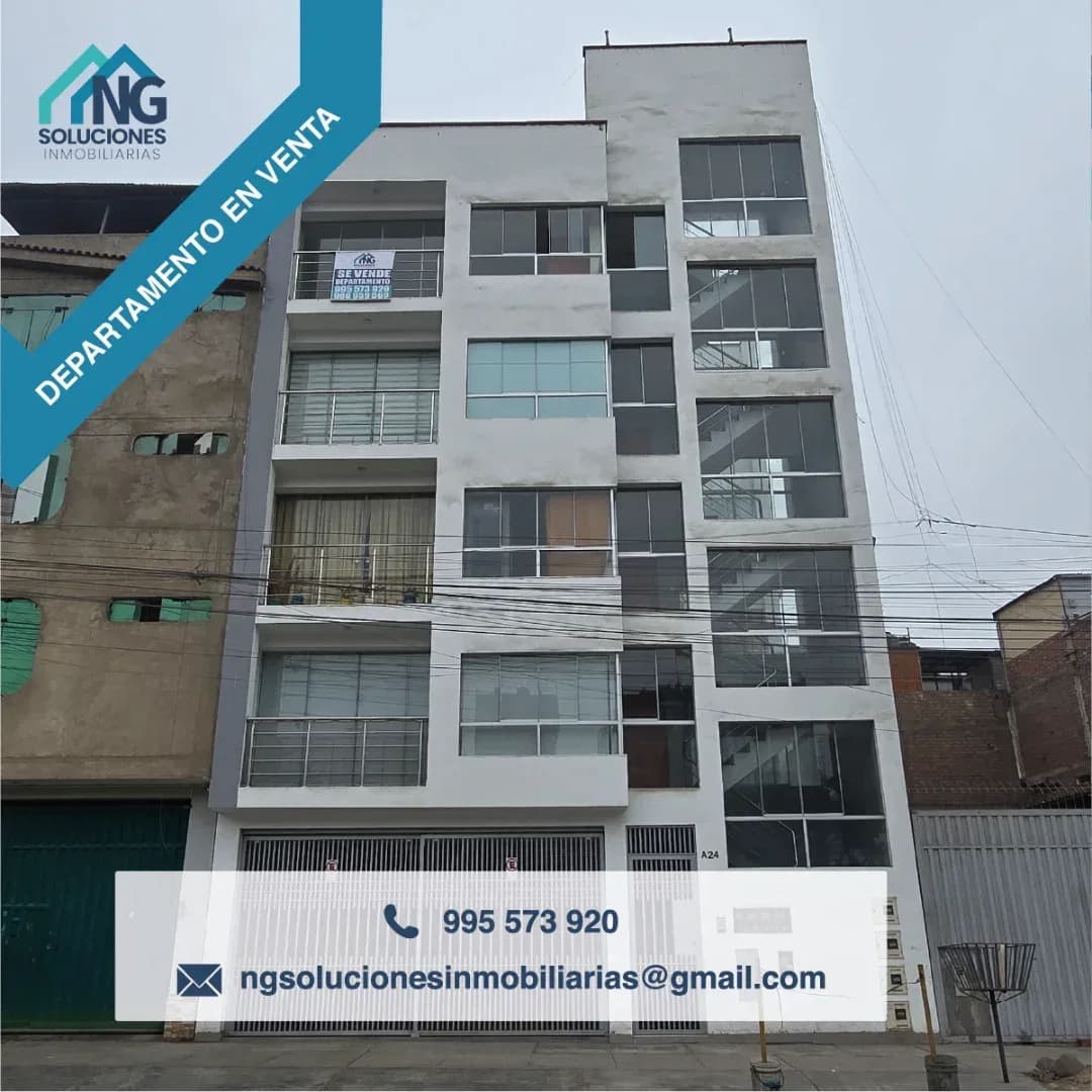 DEPARTAMENTO 5TO PISO EN VENTA 134 M2 URB. SANTA ROSITA – ATE