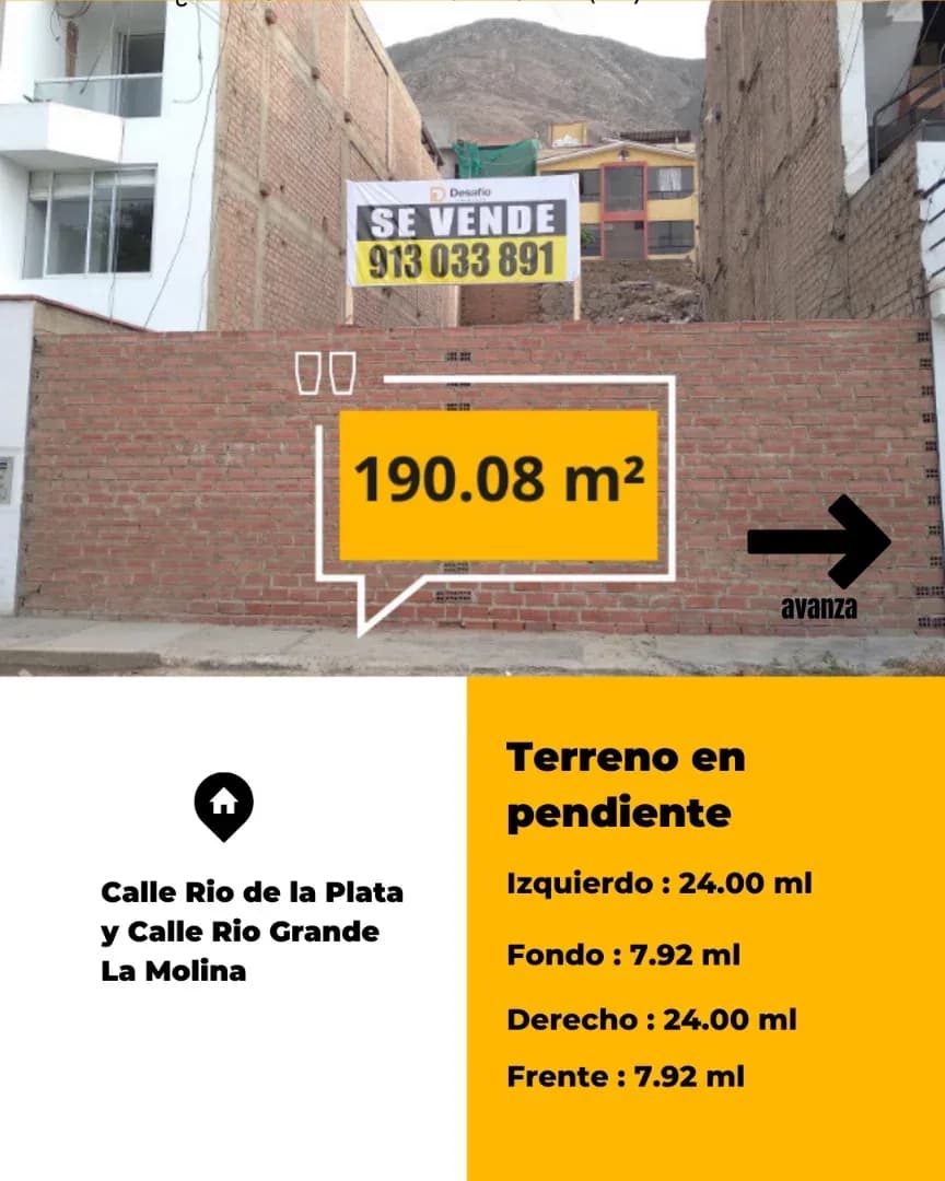 Terreno ESCALONADO con DOBLE FRENTE La Molina – foto 2