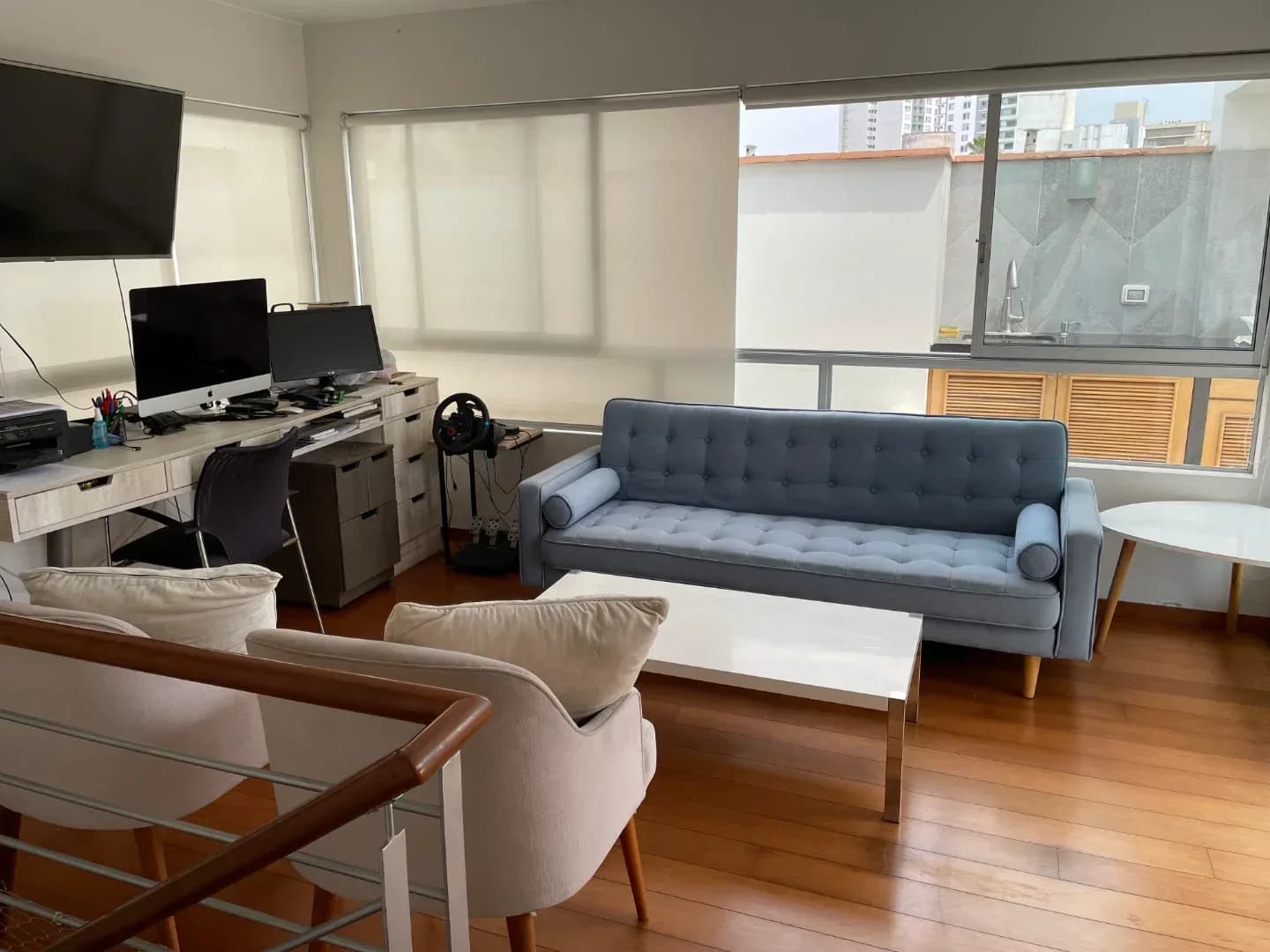 Departamento amplio en Miraflores con Terraza y vista al parque – foto 5